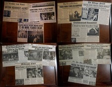 Horror Movie Newspaper Prop