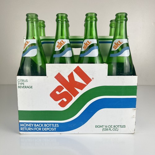 Old vintage ski soda - old,