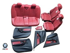 M Sport Red Leather Interior & Door Cards Heated Seats BMW F30 Saloon 2011- 2018