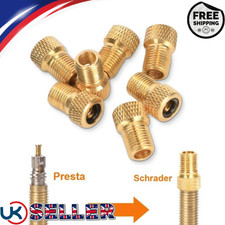 2 X Brass Adaptor Presta to