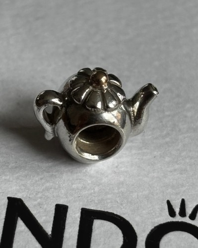 Pandora two tone teapot charm - pandora,