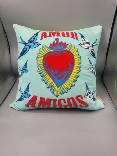 Amor amigos velvet cushion - amigos, –