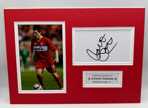 Signed stewart downing - signed,