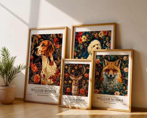William morris inspired animal - william,