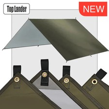 Waterproof Camping Tarp Tent Awning Shade Canopy Beach Sunshade Outdoor Shelter