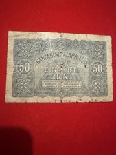 Old banknote cinci - deci, bani