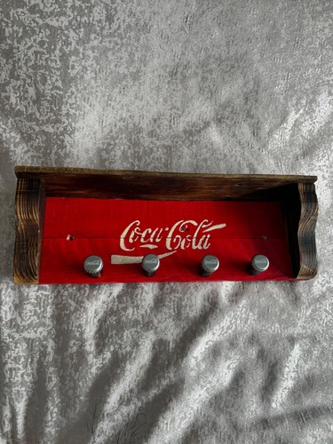 Handmade coca cola coat - coat, hanger
