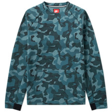 NIKE TECH FLEECE CAMO CREW