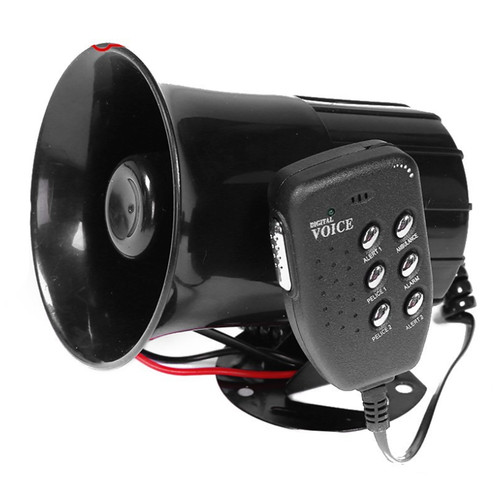 Alarm horn siren speaker - siren, mic