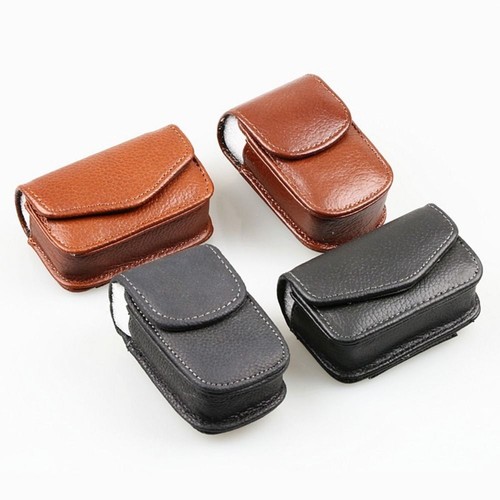 Portable leather glasses - leather,