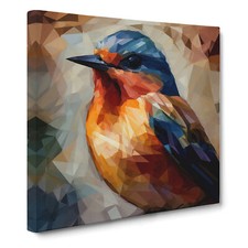Bird Cubism No.1 Canvas Wall