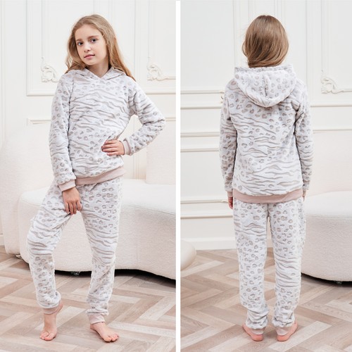 Girls fleece pyjamas - girls,