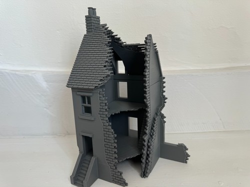 Destroyed storey house - 3,