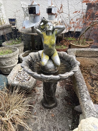 Vintage large ornamental stone - vintage,