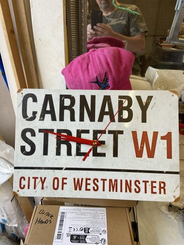 Carnaby street sign clock - carnaby,