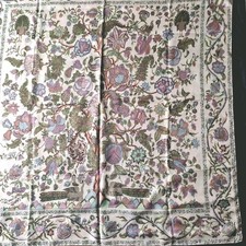 LIBERTY of London ~ Large 100% Silk Scarf Tree of  Life 90cm square ~ Ex Con