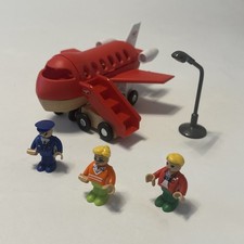 WOODEN AIRPLANE AIRPORT SET For Brio Thomas Wooden Train Track SEE Bridge 