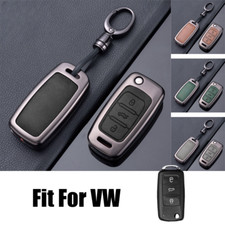 Zinc Alloy Leather Car Key Fob