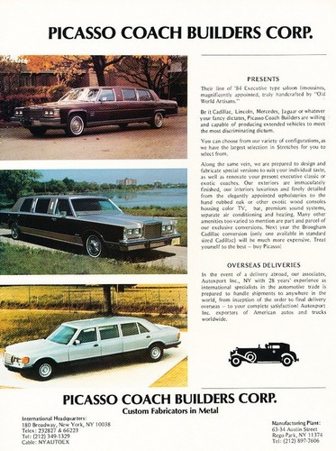 1984 picasso mercedes benz - 1984,