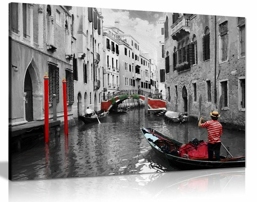 Venice gondolas black - black, &