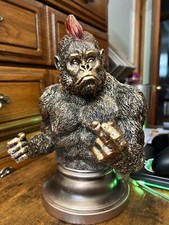 Huge Angry Gorilla Statue