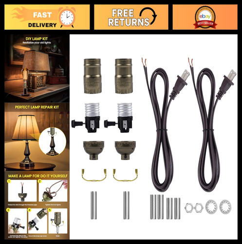 Lamp repair kit with e26 - repair,