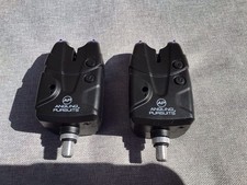 Angling Pursuits Blue Led Bite Alarms X2 Vgc Used Carp Fishing Gear