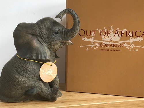 Elephant calf figurine - elephant,