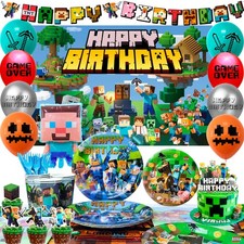 Minecraft birthday party - minecraft,