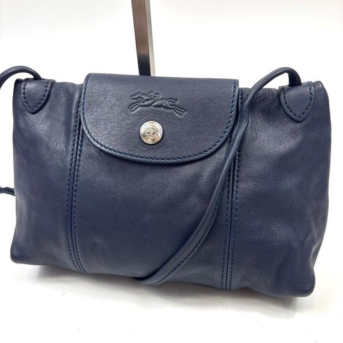 Longchamp pliage cuir mini - pliage,