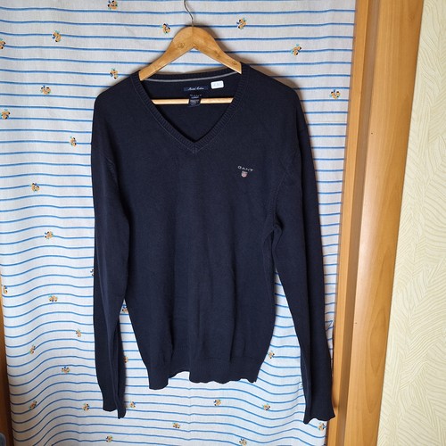 Mens gant jumper size navy - navy, v