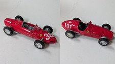 2x Ferrari Diecast Cars 1961 156 F1 + 1952 500 F2 1/35 Scale Pair