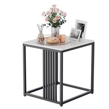 Solid Marble End Table Modern