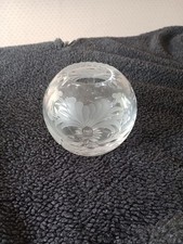 Royal Brierley Crystal Honeysuckle Witches Bowl / Vase