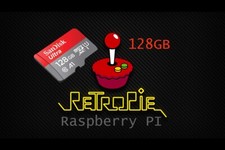 128 GB Raspberry Pi  for Retropie OS 10C Micro SD Card Pi 4 / 400