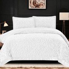 3 PCS Velvet Quilted Bedspread