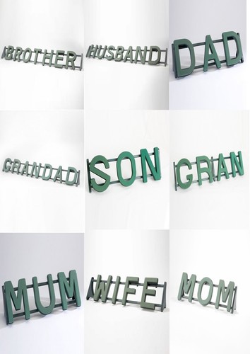 Named funeral tributes foam - named,