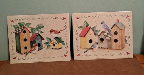 Country cottage birdhouses - country,