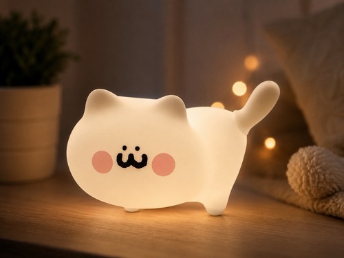 Usb rechargeable silicone - silicone, cat