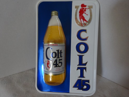 Colt malt liquor sign - 45, sign-40
