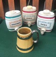 WADE TANKARD BARREL DECANTERS