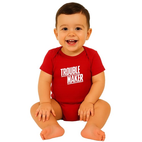 Trouble maker romper funny - maker,