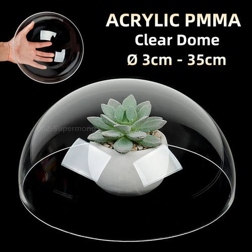 Clear plastic dome half ball - plastic,