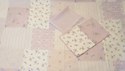 Floral patchwork gingham - floral,