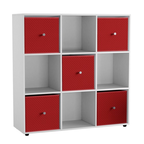 Cube white wooden - 9,