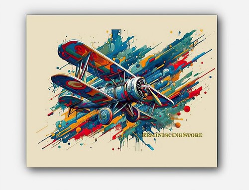 Vintage airplane airco 4 - airco, dh.4