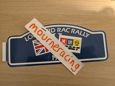 Opel Vauxhall Lombard RAC Rally 1984 Sticker Manta Ascona Chevette OLD STOCK