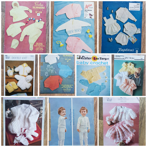 Vintage 1960s baby knitting - vintage,