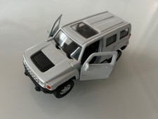 Welly NEX HUMMER H3 Silver 1:60 Scales 4.5 Inch Diecast Model Car