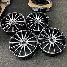Ex Display 20" Mercedes AMG Turbine Style Black Wheels 8.5J/9.5J C-class Eclass